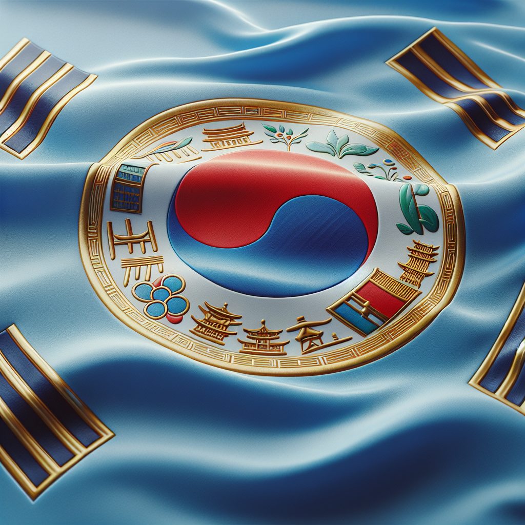 Флаг Кореи фото